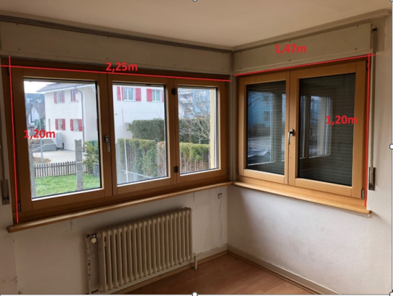 Diverse Holzfenster 2-fach-Verglasung